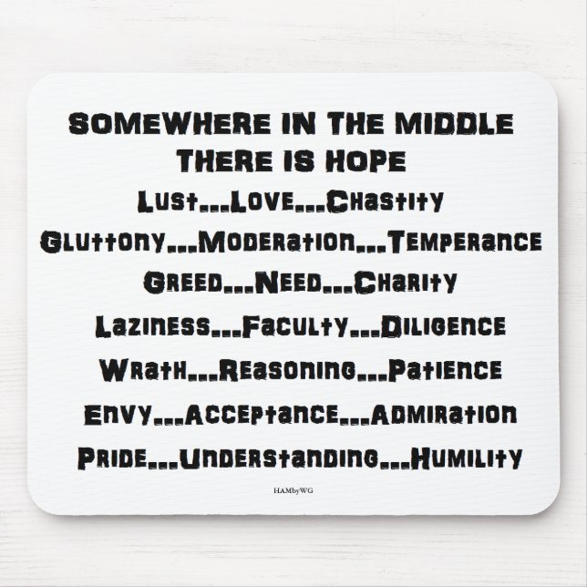 HAMbyWG - Mouse Pad - There is Hope (Front)