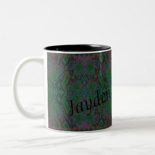 HAMbyWG - Mug personnalisable - Serpent - Vert/Rou
