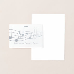 HAMbyWG Music Graphic Personalized Foil Card