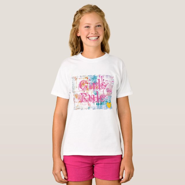 HAMbyWG - Organic T-Shirt - Girls Rule (Front Full)