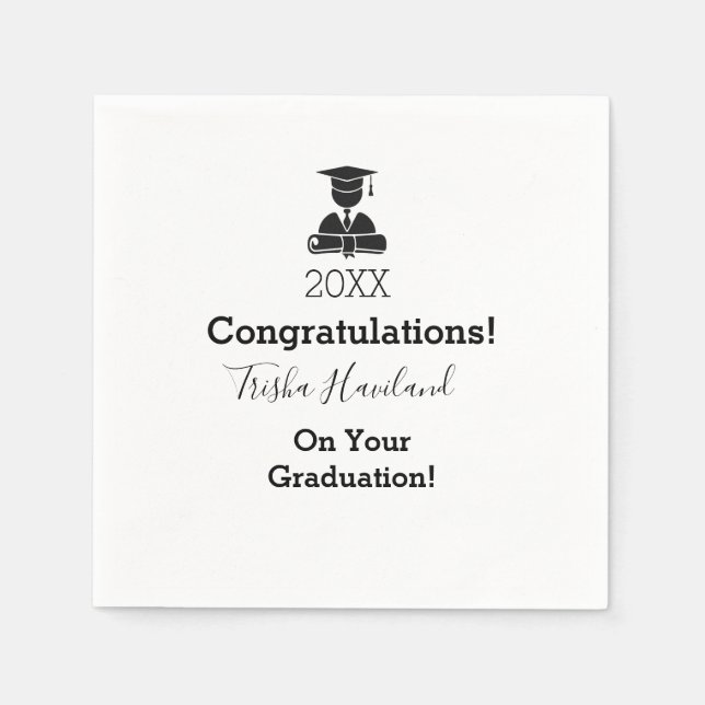 HAMbyWG - Paper Napkin - Graduation (Front)