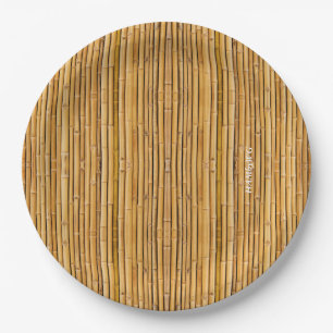 HAMbyWG - Paper Plate 7 or 9" - Bamboo Image