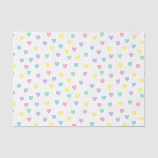 HAMbyWG - Pastel Hearts Tissue Paper (Front)