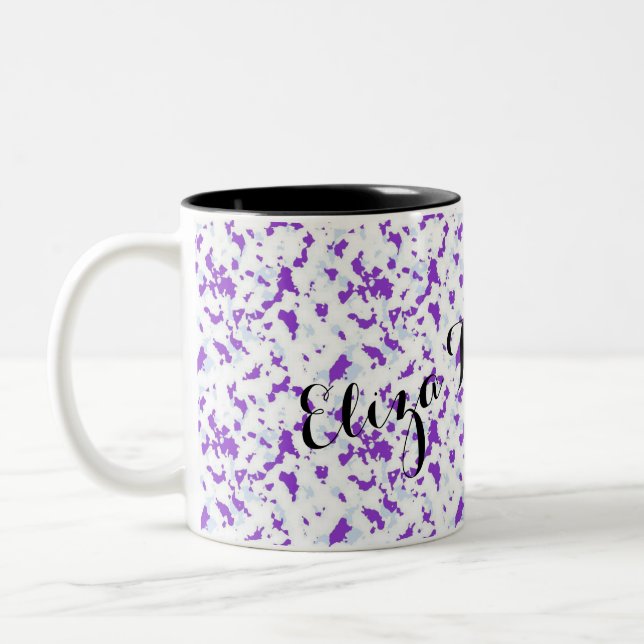 HAMbyWG - Personalizable Mug - Purple Camouflage (Left)