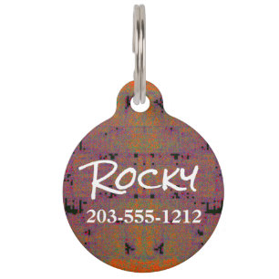 HAMbyWG - Pet Name Tag - Orange