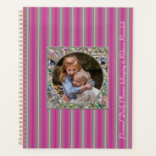 HAMbyWG - Photo Daily Planner - Pink Stripe