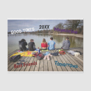 HAMbyWG - Photo with words Tissue Paper