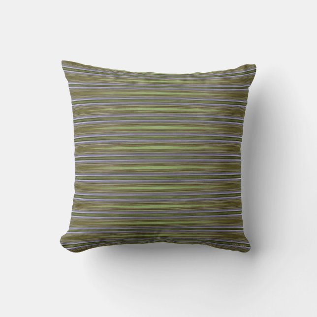 HAMbyWG  - Pillow 16" - Marsh (Greens/Bronze) (Front)