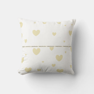 HAMbyWG - Pillow - Beige Hearts