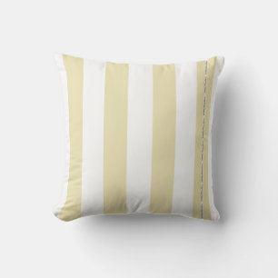 HAMbyWG - Pillow - Large Beige White Stripes
