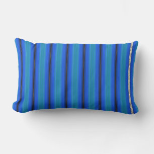 HAMbyWG - Pillow   - Rich Blue Glowing  Stripe