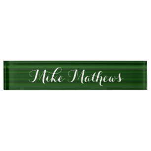 HAMbyWG - Plaque de nom du bureau - Dégradé vert