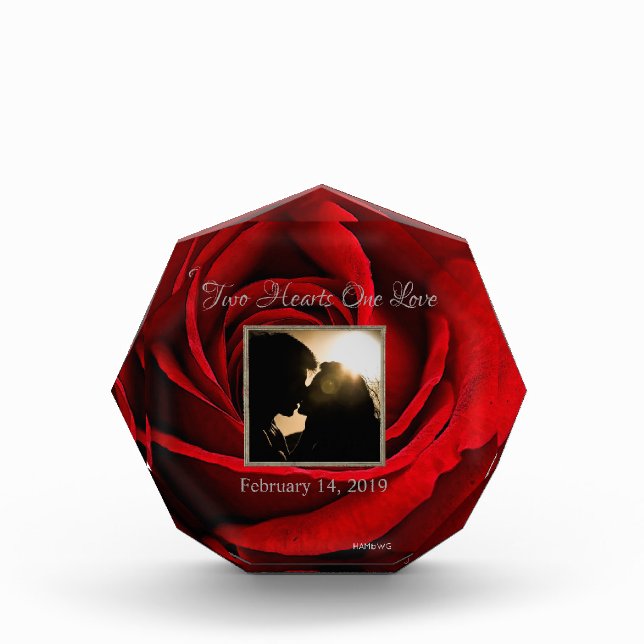 HAMbyWG  Red Rose Acrylic Photo Block (Front)
