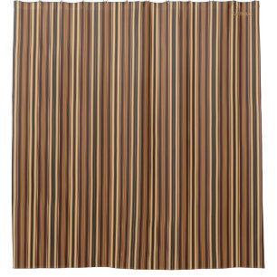 HAMbyWG - Shower Curtain - Caramel/Brown/Beige/Blk
