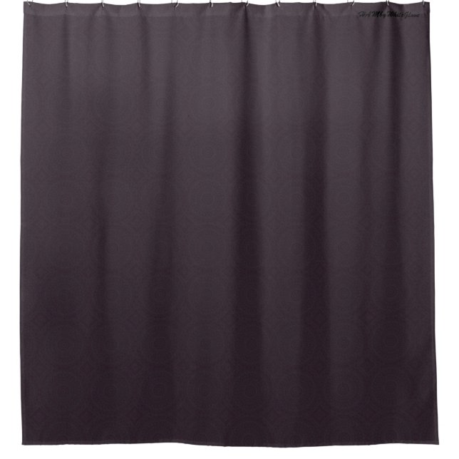 HAMbyWG - Shower Curtain - Dark Cherry Boho (Front)