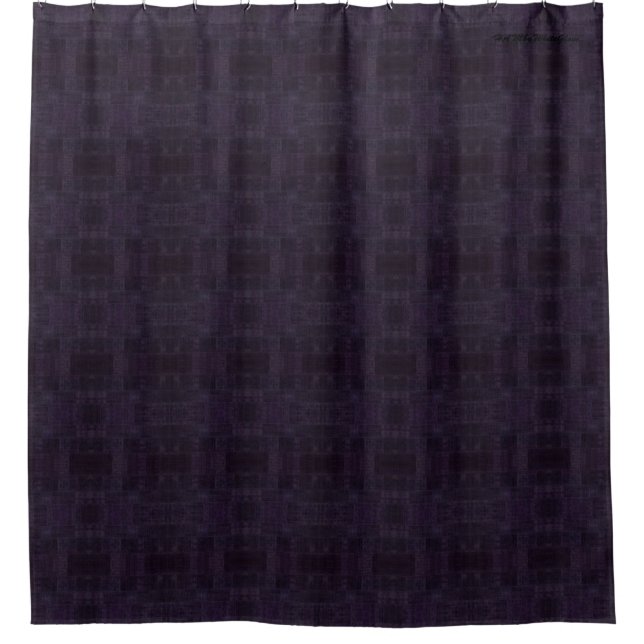 HAMbyWG - Shower Curtain - Distressed Amethyst (Front)