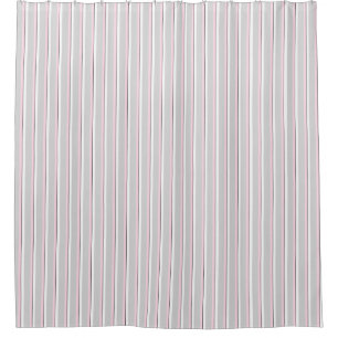HAMbyWG - Shower Curtain - Gry/Pnk/Wh/Blk Stripe