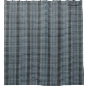 HAMbyWG - Shower Curtain -Matchstick Pale Blue