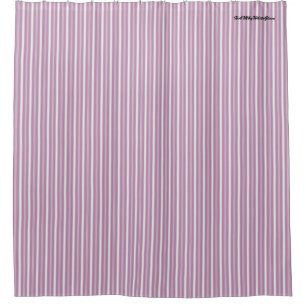 HAMbyWG - Shower Curtain - Pink Stripe