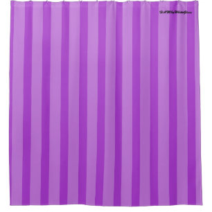 HAMbyWG - Shower Curtain -Purple/Lilac Stripe