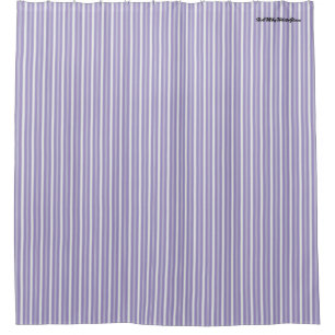 HAMbyWG - Shower Curtain - Purple Stripe