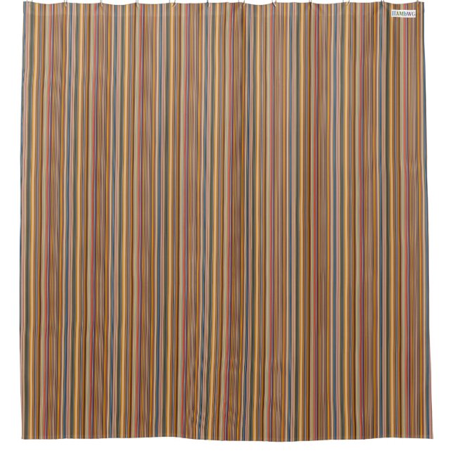HAMbyWG - Shower Curtain - Rich Primary Colours (Front)