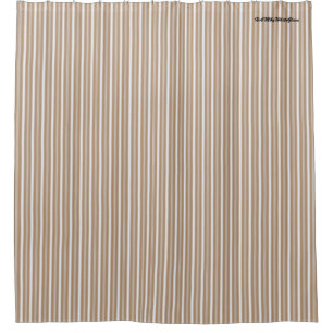 HAMbyWG - Shower Curtain - Toffee Stripe