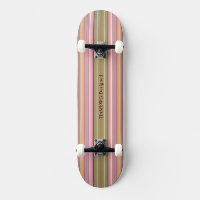HAMbyWG - Skateboard - Belles couleurs riches (Recto)