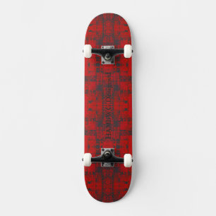 HAMbyWG - Skateboard - Bright Red Distressed