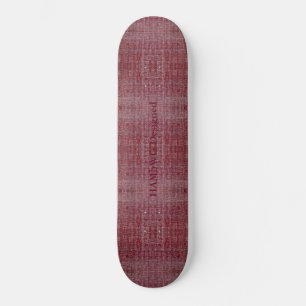 HAMbyWG - Skateboard - Distressed Red