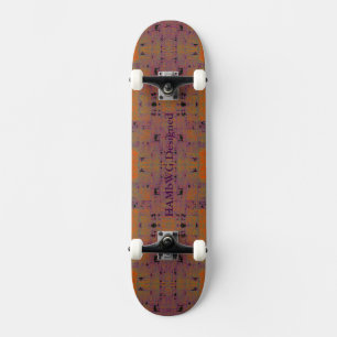 HAMbyWG - Skateboard - Orange Raspberry Distressed