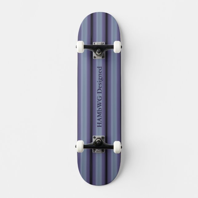 HAMbyWG - Skateboard - Plum & Purple Hues (Front)