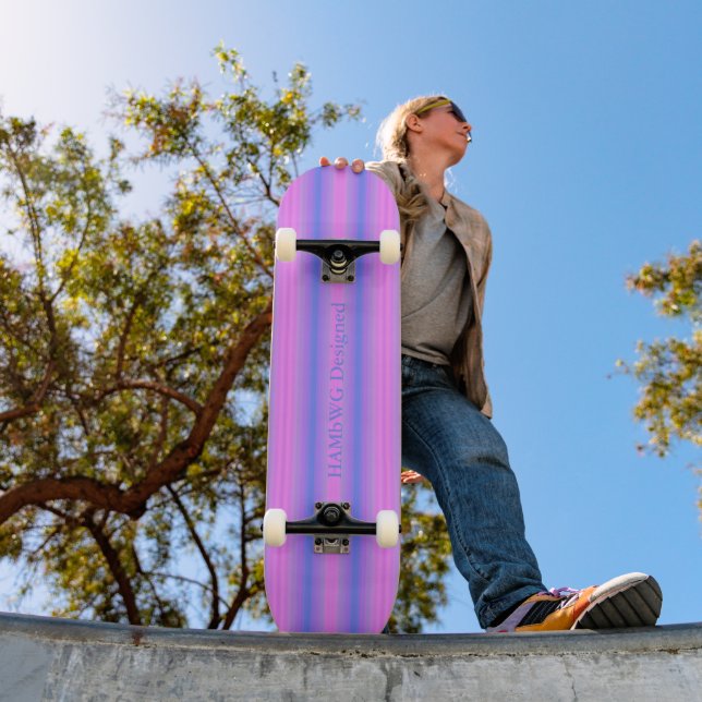 HAMbyWG - Skateboard - True Pink & Blue Soft (Outdoor 1)
