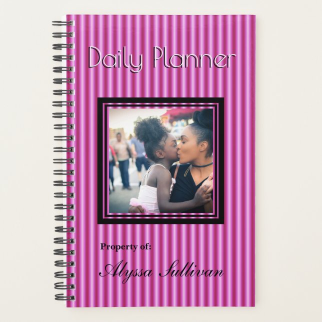HAMbyWG - Small Daily Planner - Bright Amethyst (Front)