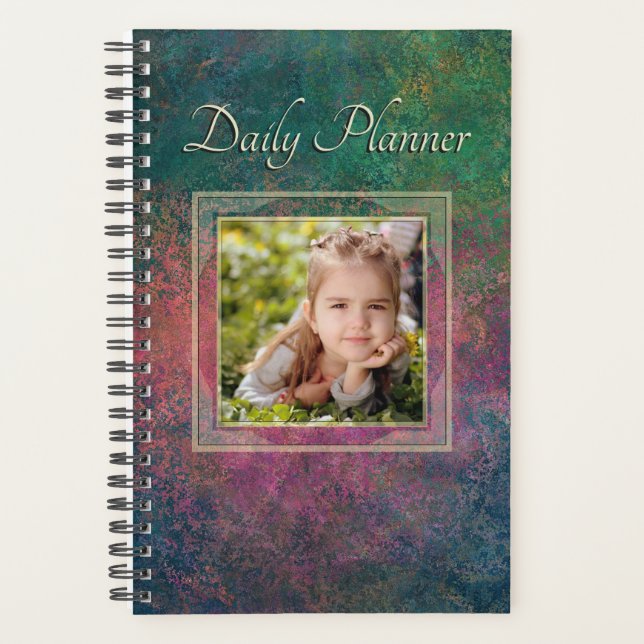 HAMbyWG - Small Daily Planner - Ethereal Teal (Front)