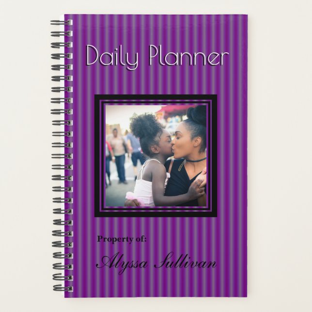 HAMbyWG - Small Daily Planner - Rich Amethyst (Front)