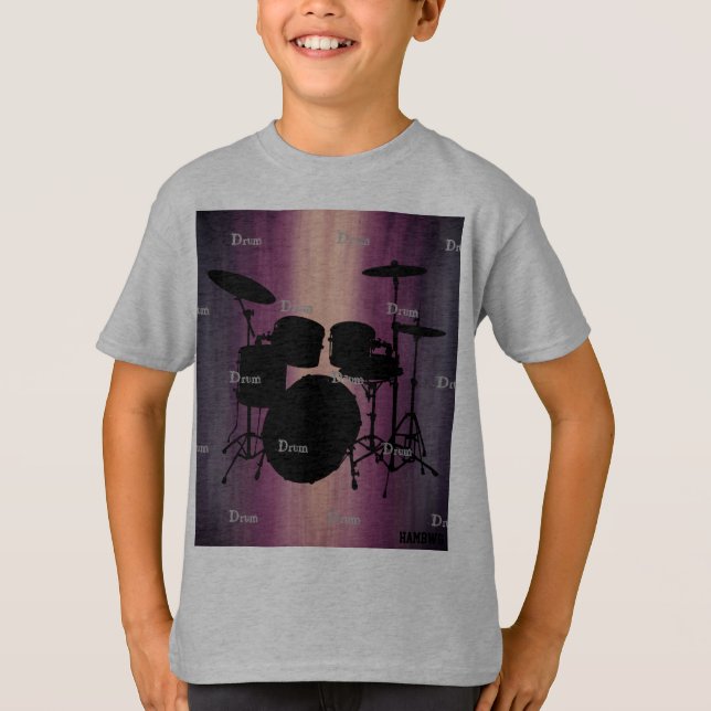 HAMbyWG -  T Shirt -  Amethyst -  Drums (Front)