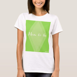 HAMbyWG - T-shirt femme - Maman à être - Chaux