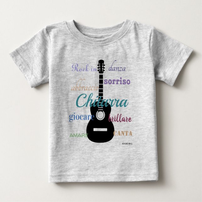 HAMbyWG - T Shirt - Multicolore - Chitarra (Front)