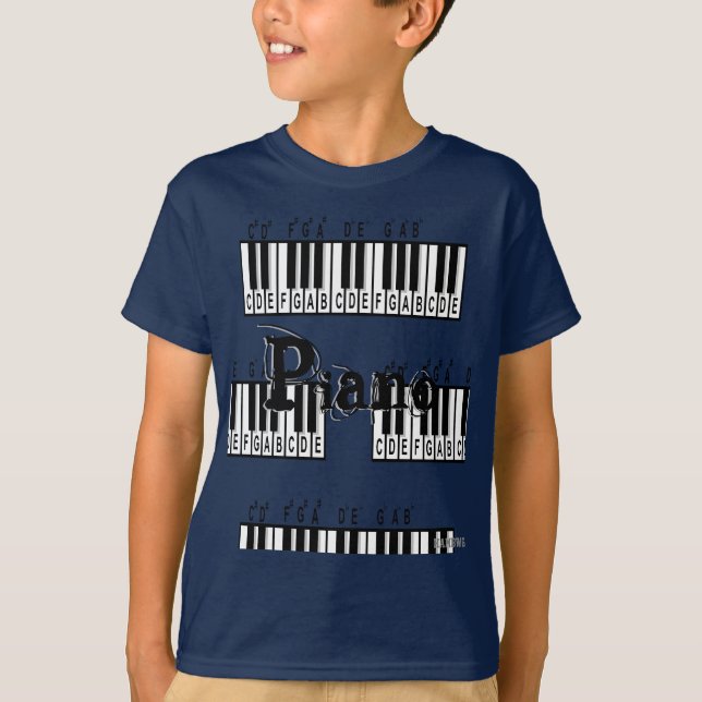 HAMbyWG - T-shirt - Piano (Devant)