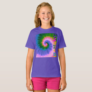 HAMbyWG - T-Shirts - Tie Dye Multi-Colour Side Log
