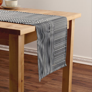 HAMbyWG Table Runner - Modern Black & White