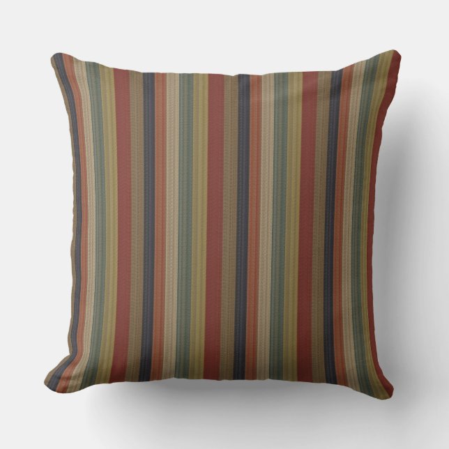 HAMbyWG Throw Pillow 20" - American Indian Colours (Front)