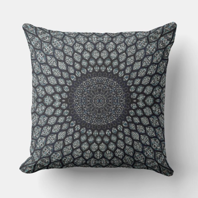 HAMbyWG - Throw Pillow 20" - Indian Ink Indigo (Front)