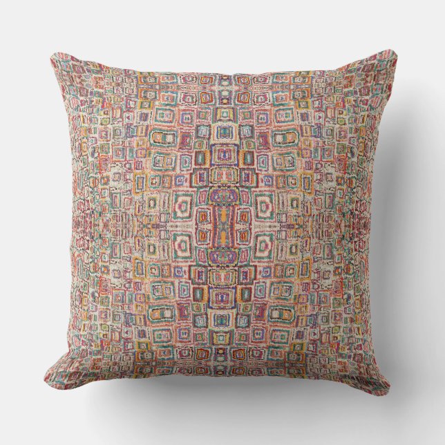 HAMbyWG - Throw Pillow - Boho Vintage Look (Front)