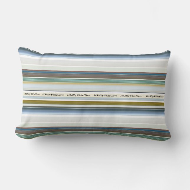 HAMbyWG - Throw Pillow - Four Fish Stripe (Front)