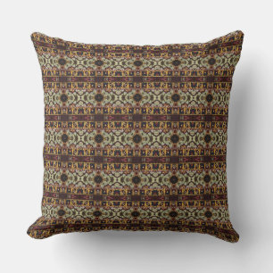 HAMbyWG Throw Pillow - Victorian Blk/Gld/Burg/Gry