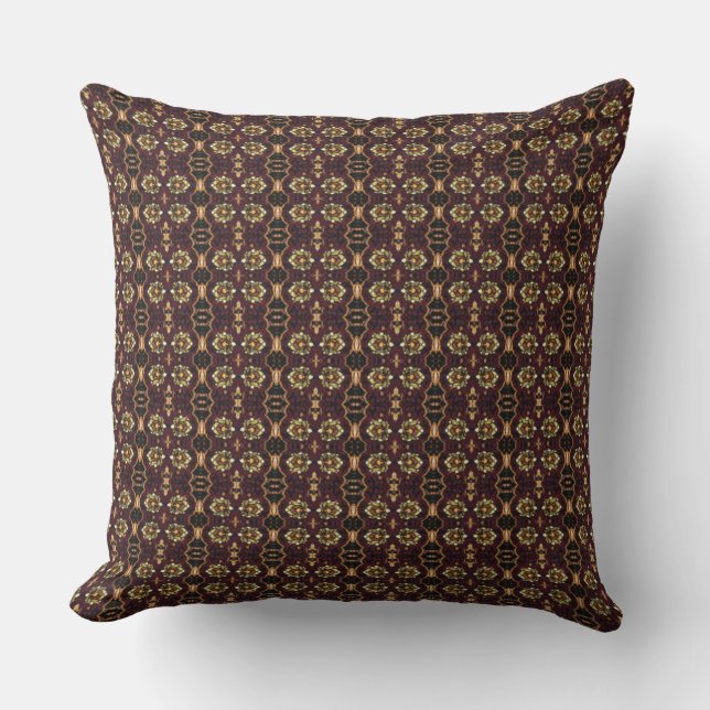 HAMbyWG -  Throw Pillow - Victorian Tiny Flower (Front)