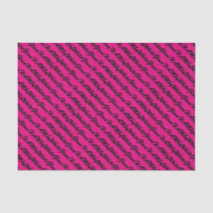 HAMbyWG - Tissue Paper - Hot Pink Signature Logo