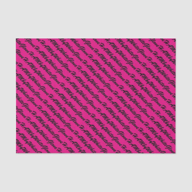 HAMbyWG - Tissue Paper - Hot Pink Signature Logo (Front)